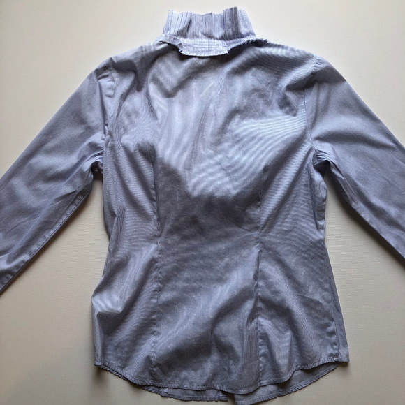 ✖️LAST CALL! LOFT Long Slv Button-Up, sz 2 - Picture 3 of 5